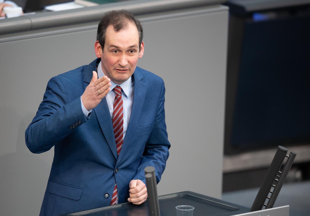 Norbert Kleinwächter (AfD) spricht im Bundestag Norbert Kleinwächter (AfD) spricht im Bundestag