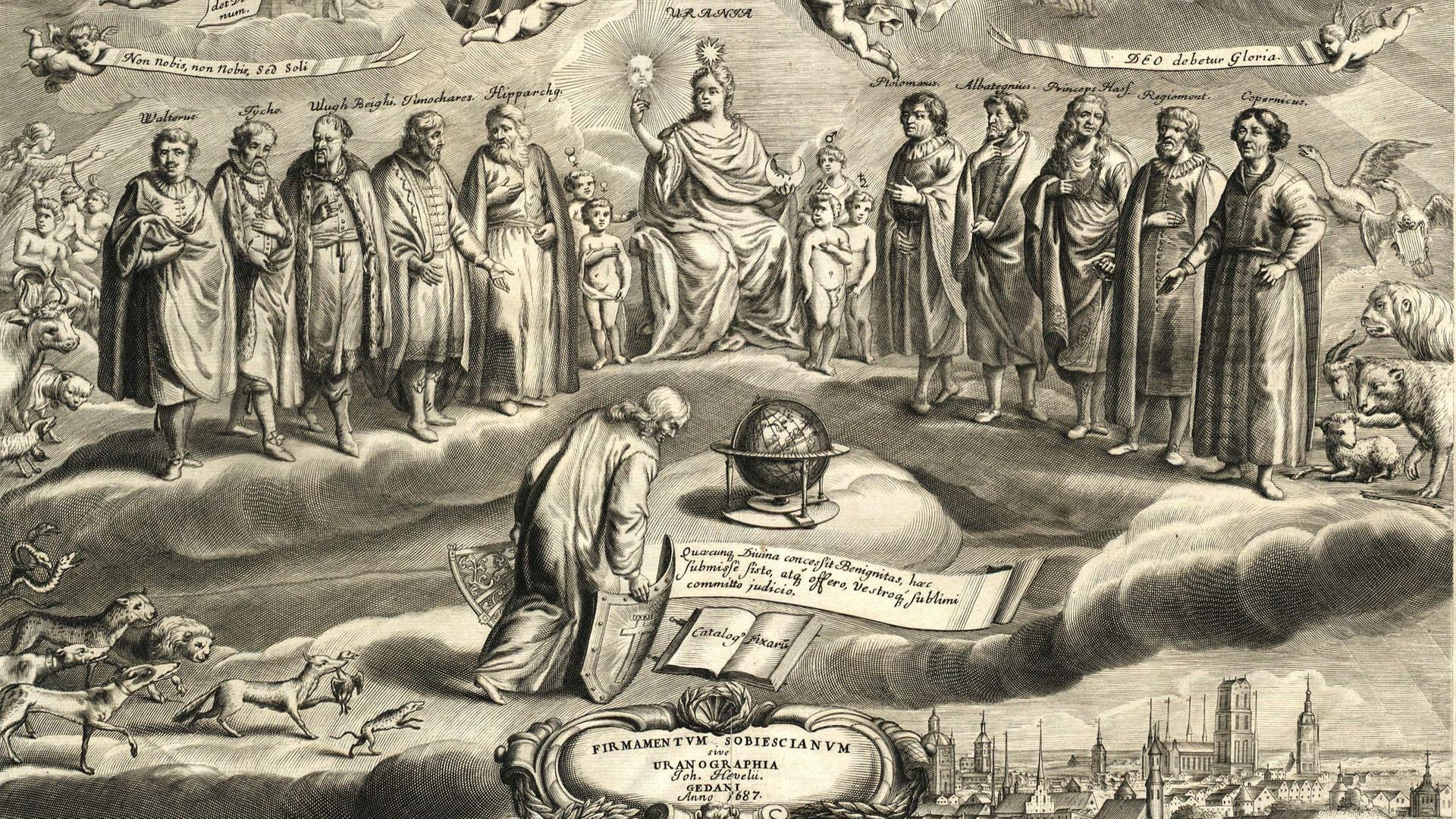 Berg Maenalus, Zerberus und Kleines Dreieck - Hevelius und die ...