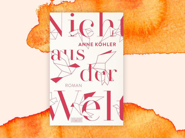Buchcover von Nicht aus dieser Welt von Anne Köhler auf einem pastell farbig illustrierten Hintergrund.