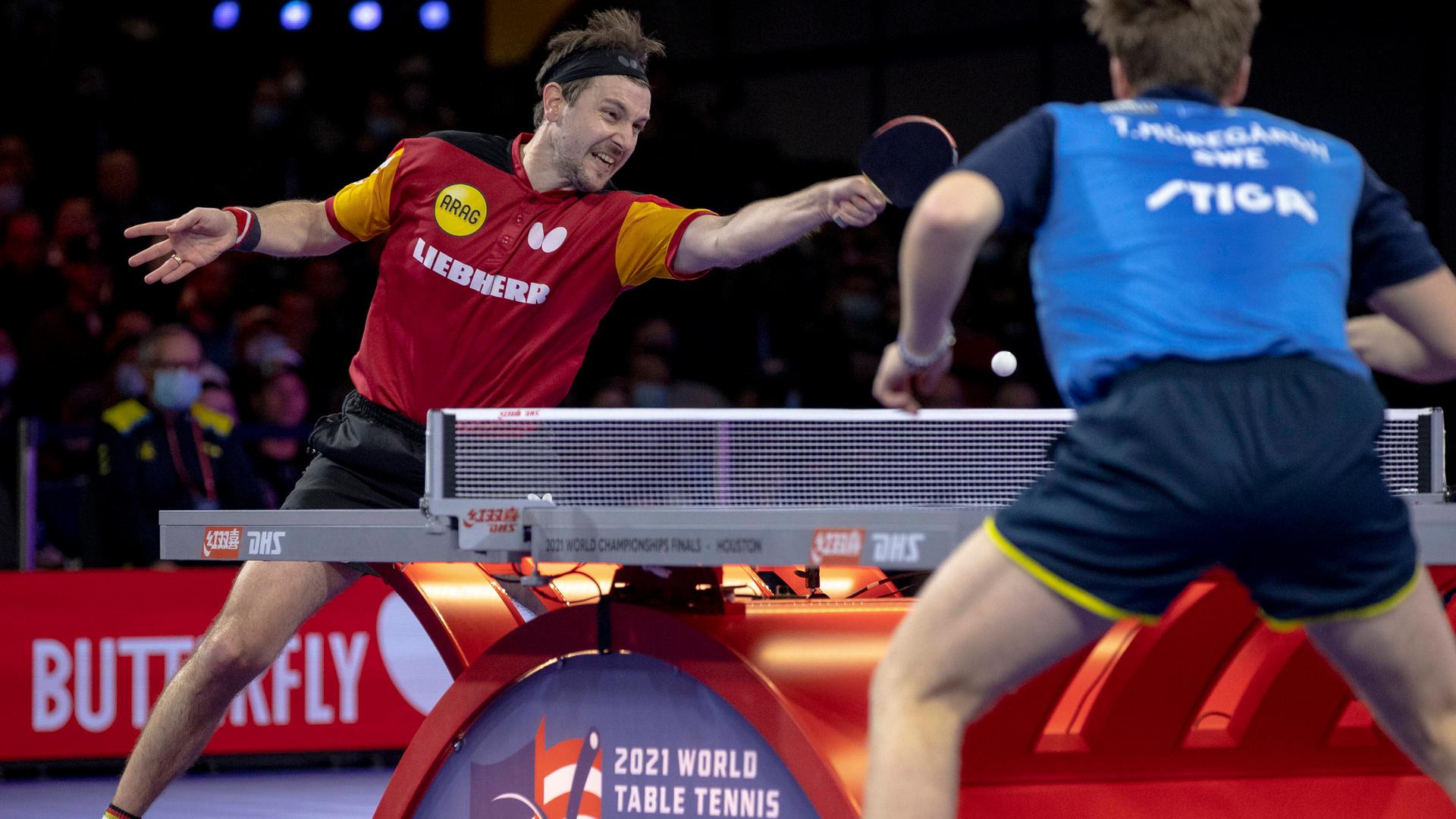Timo Boll im WM Halbfinale Timo Boll im WM Halbfinale
