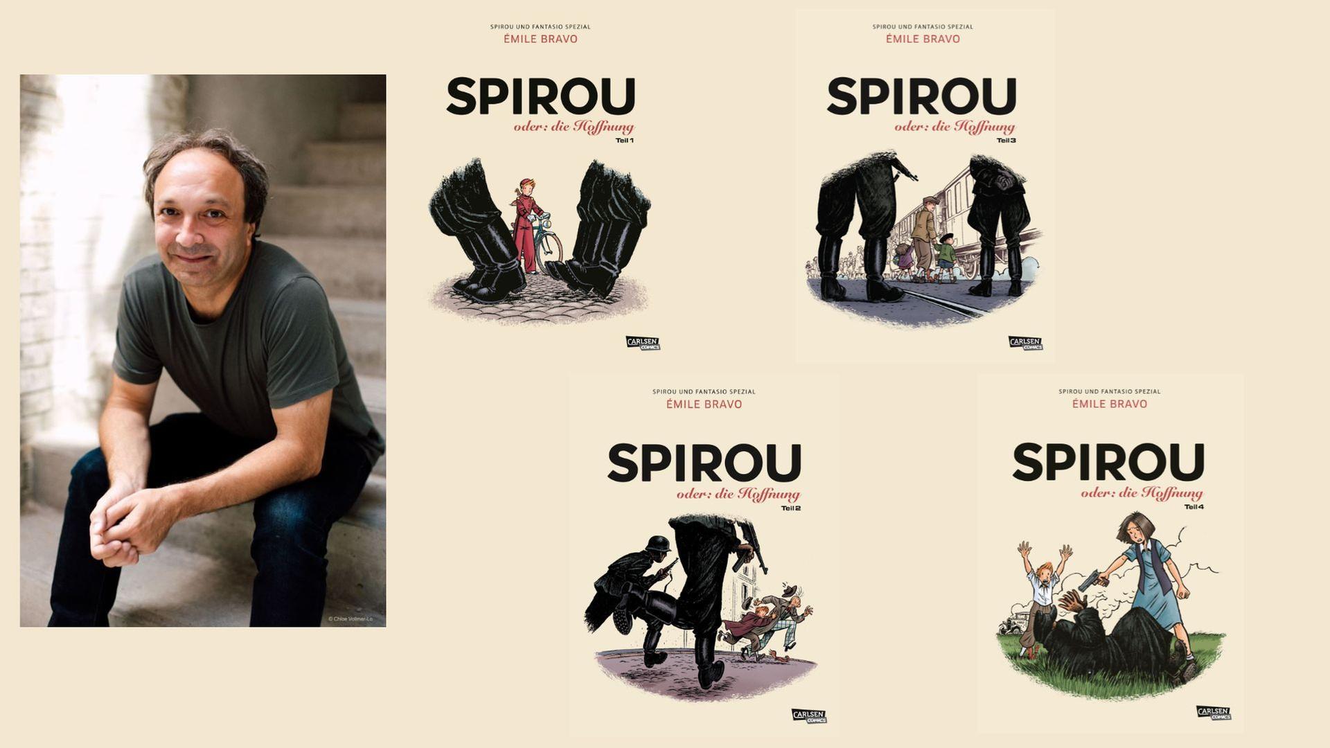 Der französische Zeichner Émile Bravo und seine Comic-Tetralogie "Spirou oder: die Hoffnung Teil 1-4" Der französische Zeichner Émile Bravo und seine Comic-Tetralogie "Spirou oder: die Hoffnung Teil 1-4"