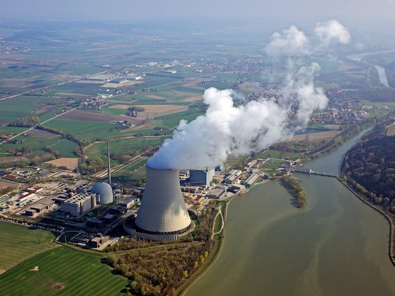 Das Kernkraftwerk Isar 2 in Bayern