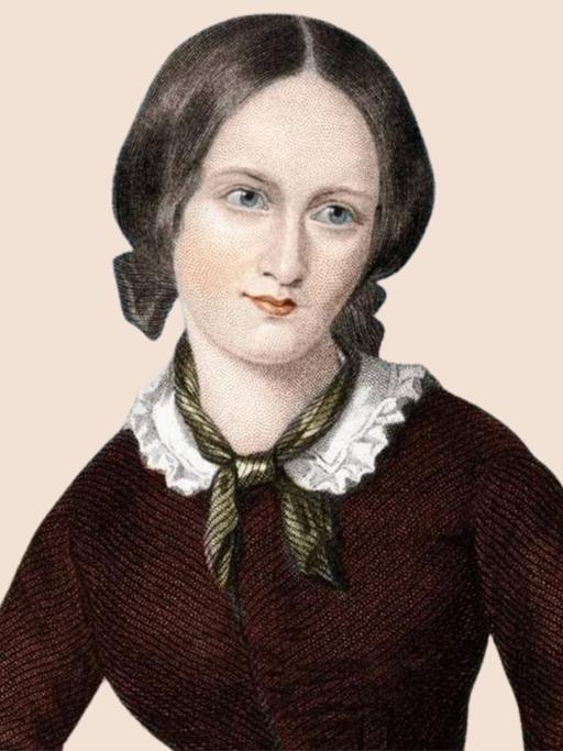 Porträt der britischen Schriftstellerin Charlotte Brontë (1816-1855)
