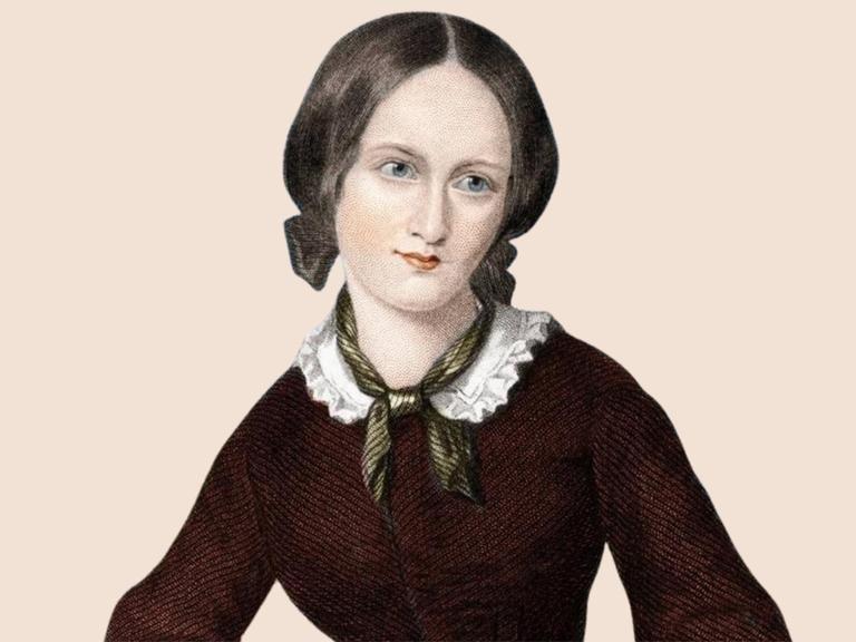 Porträt der britischen Schriftstellerin Charlotte Brontë (1816-1855)
