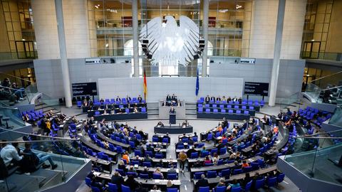 Plenarsitzung im Deutschen Bundestag