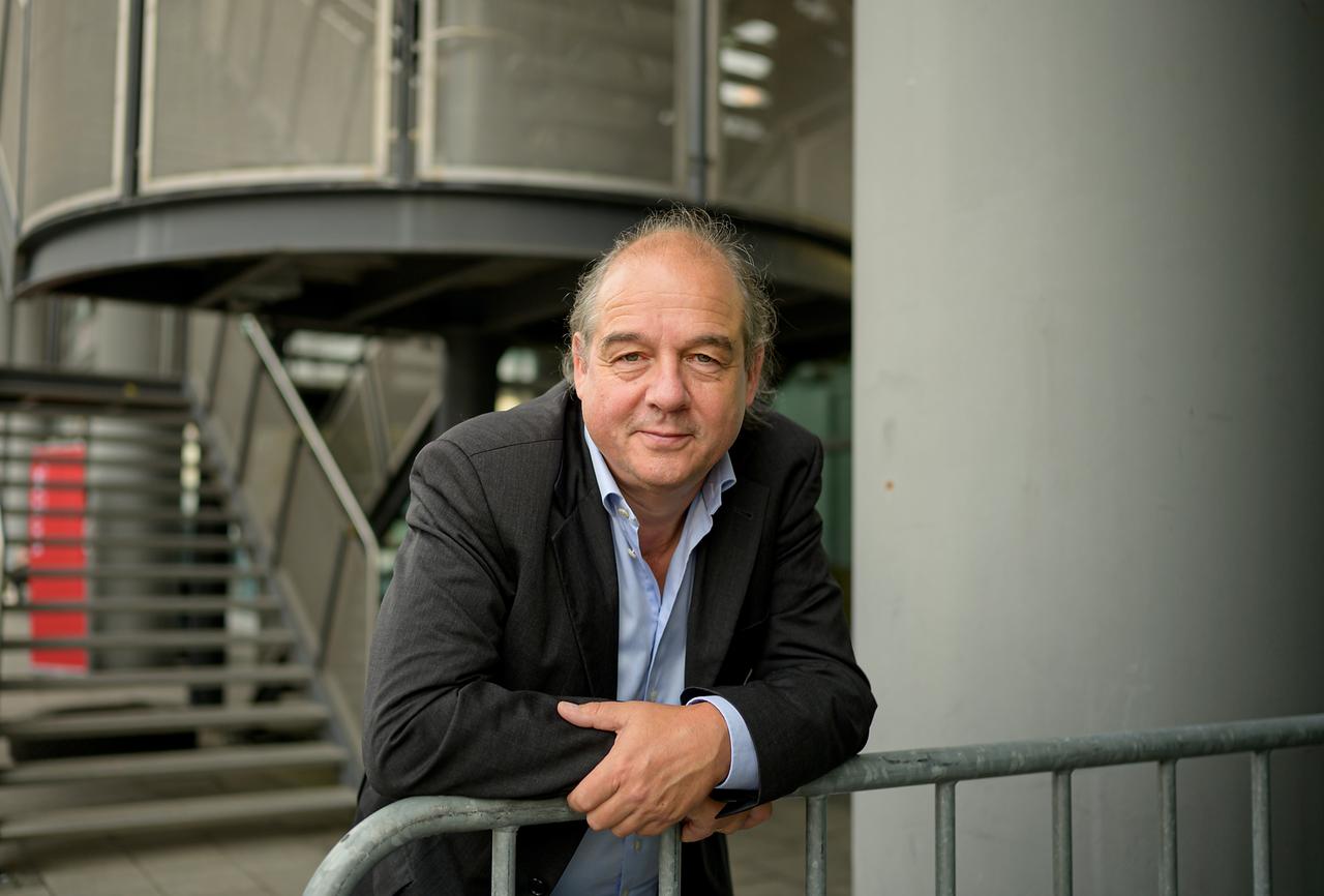 Der Schriftsteller und Philosoph Karl-Heinz Ott am Rande der Buchmesse in Frankfurt am Main 2019. Der Schriftsteller und Philosoph Karl-Heinz Ott am Rande der Buchmesse in Frankfurt am Main 2019.