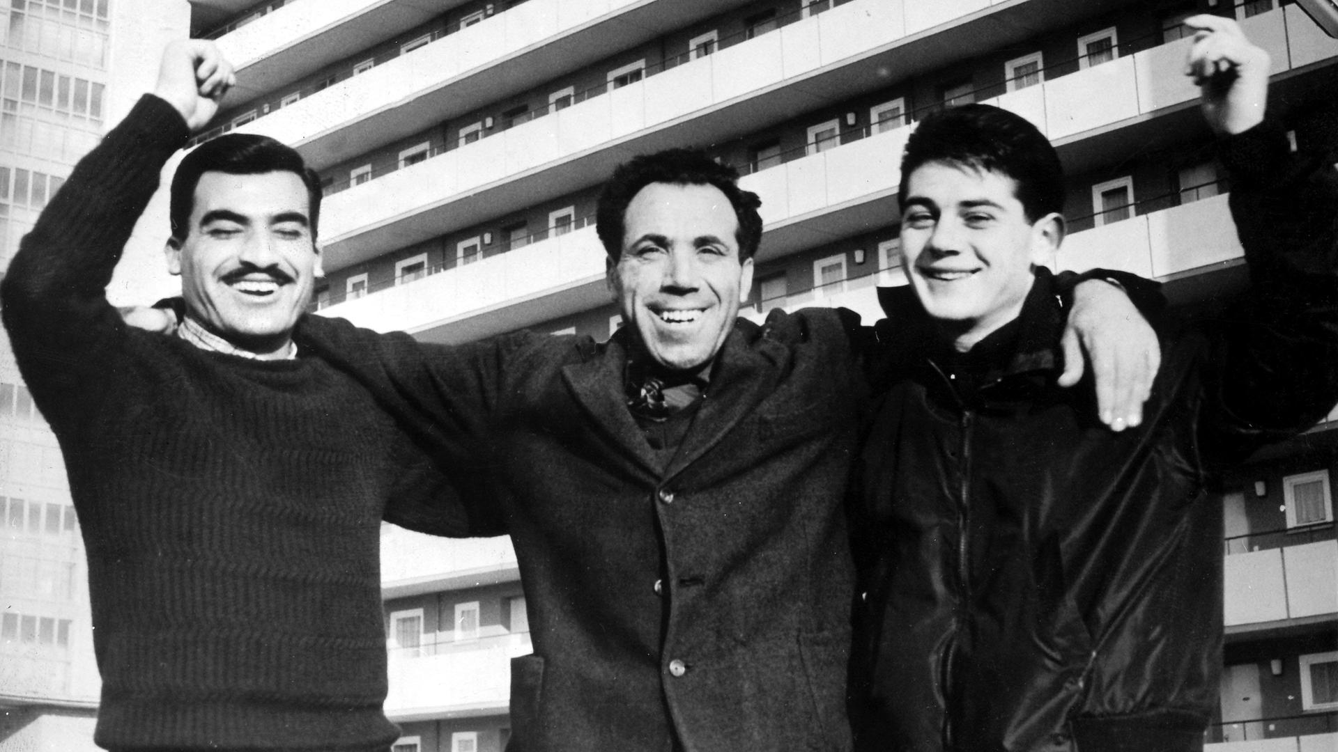 Italienische "Gastarbeiter" 1961. Italienische "Gastarbeiter" 1961.