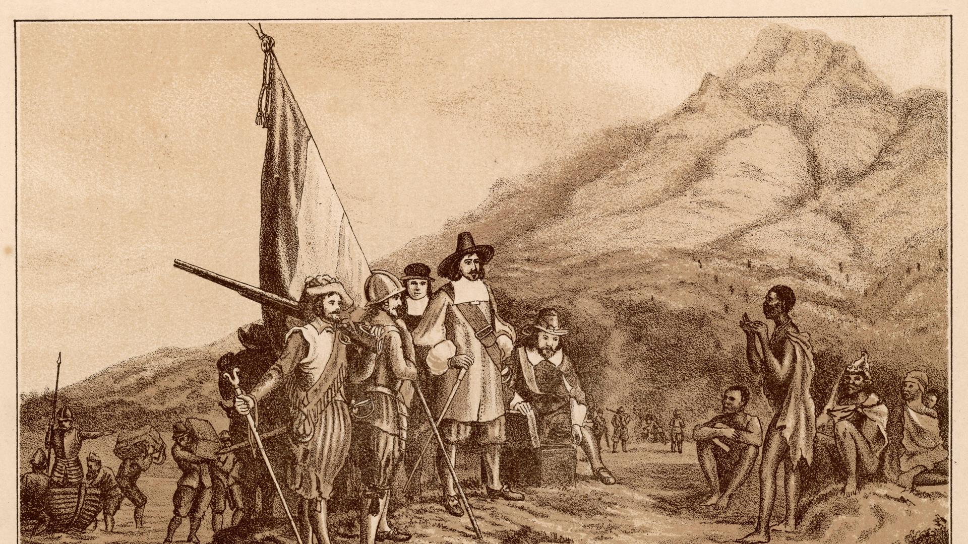 Vor 370 Jahren in Südafrika Als Jan van Riebeeck die Kapkolonie