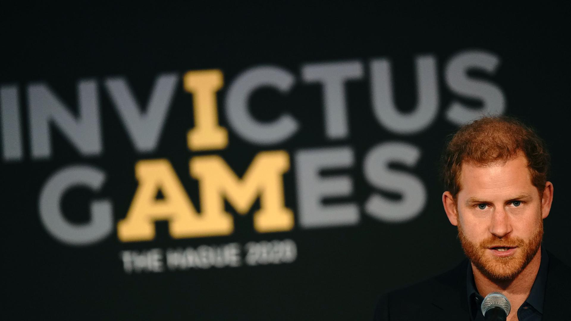 Initiator Prinz Harry spricht bei den Invictus Games in Den Haag Initiator Prinz Harry spricht bei den Invictus Games in Den Haag