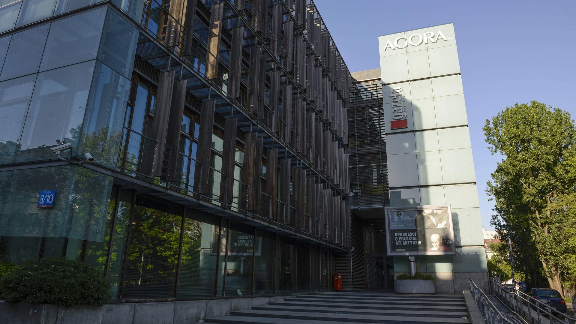 Das Verlagsgebäude der "Gazeta Wyborcza" und ihrem Mutterkonzern Agora Das Verlagsgebäude der "Gazeta Wyborcza" und ihrem Mutterkonzern Agora