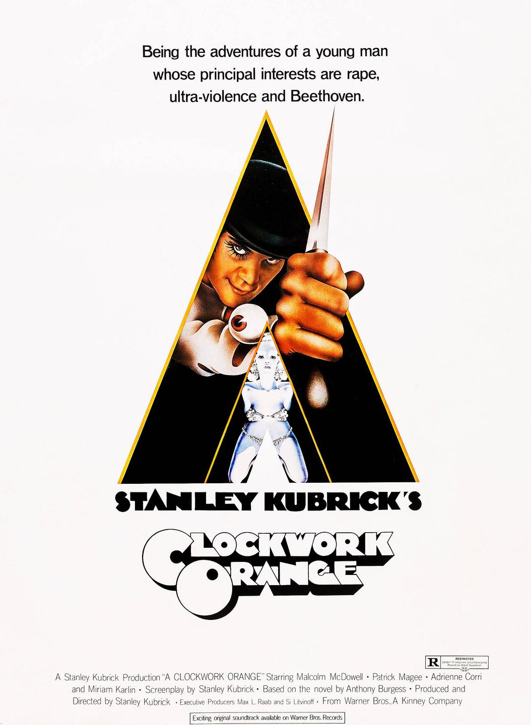 Das Poster für A Clockwork Orange Das Poster für A Clockwork Orange