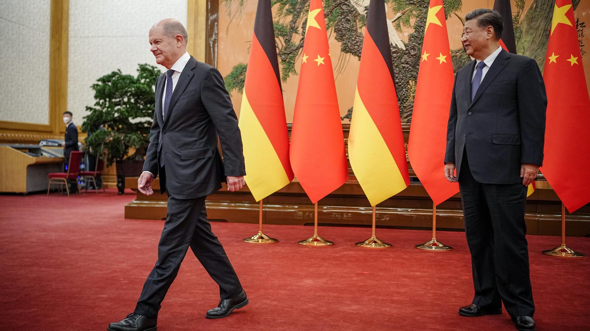 Bundeskanzler Scholz zu Besuch bei Chinas Staatschef Xi Jinping