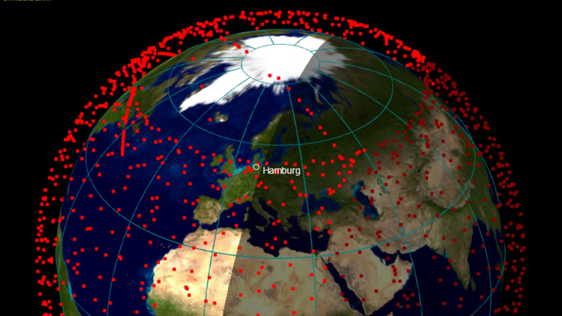 Schon mehr als 2000 Starlink-Satelliten kreisen um die Erde. Schon mehr als 2000 Starlink-Satelliten kreisen um die Erde.