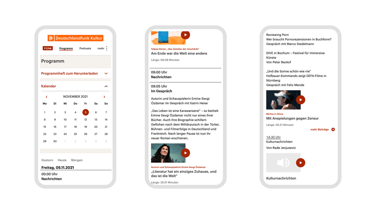 Neue Website von Deutschlandfunk Kultur Neue Website von Deutschlandfunk Kultur