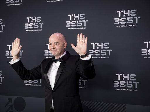 FIFA-Präsident Gianni Infantino bei der "The Best FIFA Football Awards 2022 in Paris.