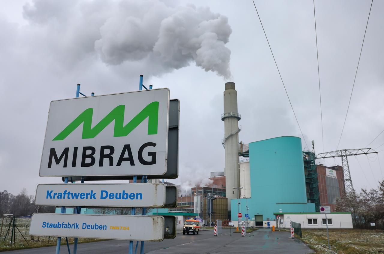 Geht am 8.12.2021 endgültig vom Netz: Deutschlands ältestes aktives Braunkohlekraftwerk in Deuben.