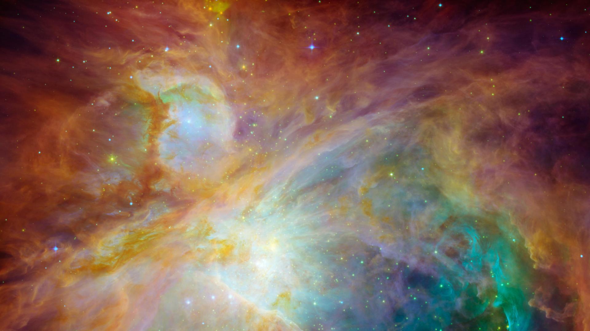 Auch der berühmte Orion-Nebel ist womöglich Heimat des Heiligen Grals (Hubble/Spitzer/NASA/ESA)
