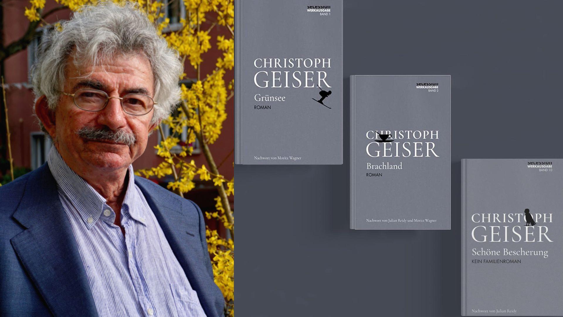 Christoph Geiser Werkausgabe: Die ersten Bände sind erschienen: „Grünsee“ (Band 1), „Brachland“ (Band 2) und „Schöne Bescherung. Kein Familienroman“ (Band 10)