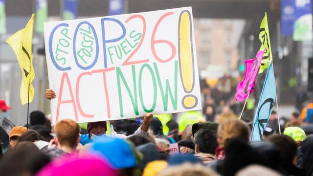 UN-Klimakonferenz COP26 in Glasgow - Protest UN-Klimakonferenz COP26 in Glasgow - Protest