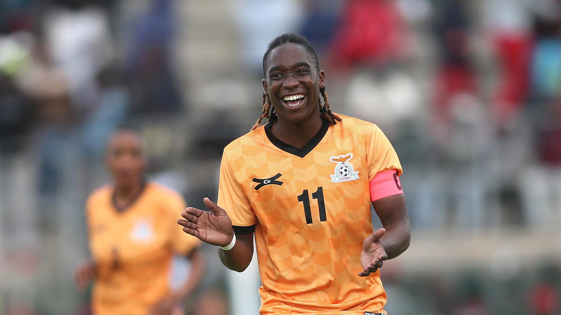 Barbra Banda ist Sambias beste Spielerin und Teamkapitänin
Barbra Banda ist Sambias beste Spielerin und Teamkapitänin