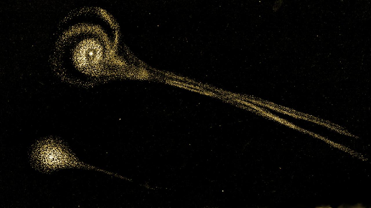 Im Frühjahr 1846 zeigte sich, dass Komet Biela in zwei Teile zerbrochen war