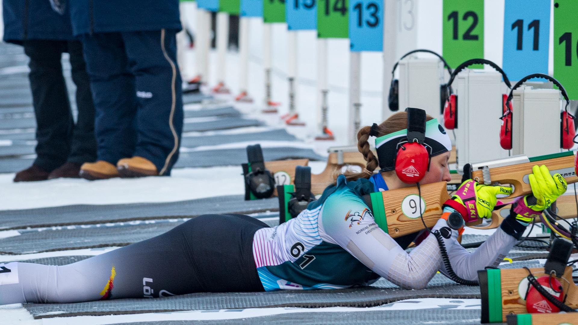 Die deutsche Para-Biathletin Johanna Recktenwald Die deutsche Para-Biathletin Johanna Recktenwald