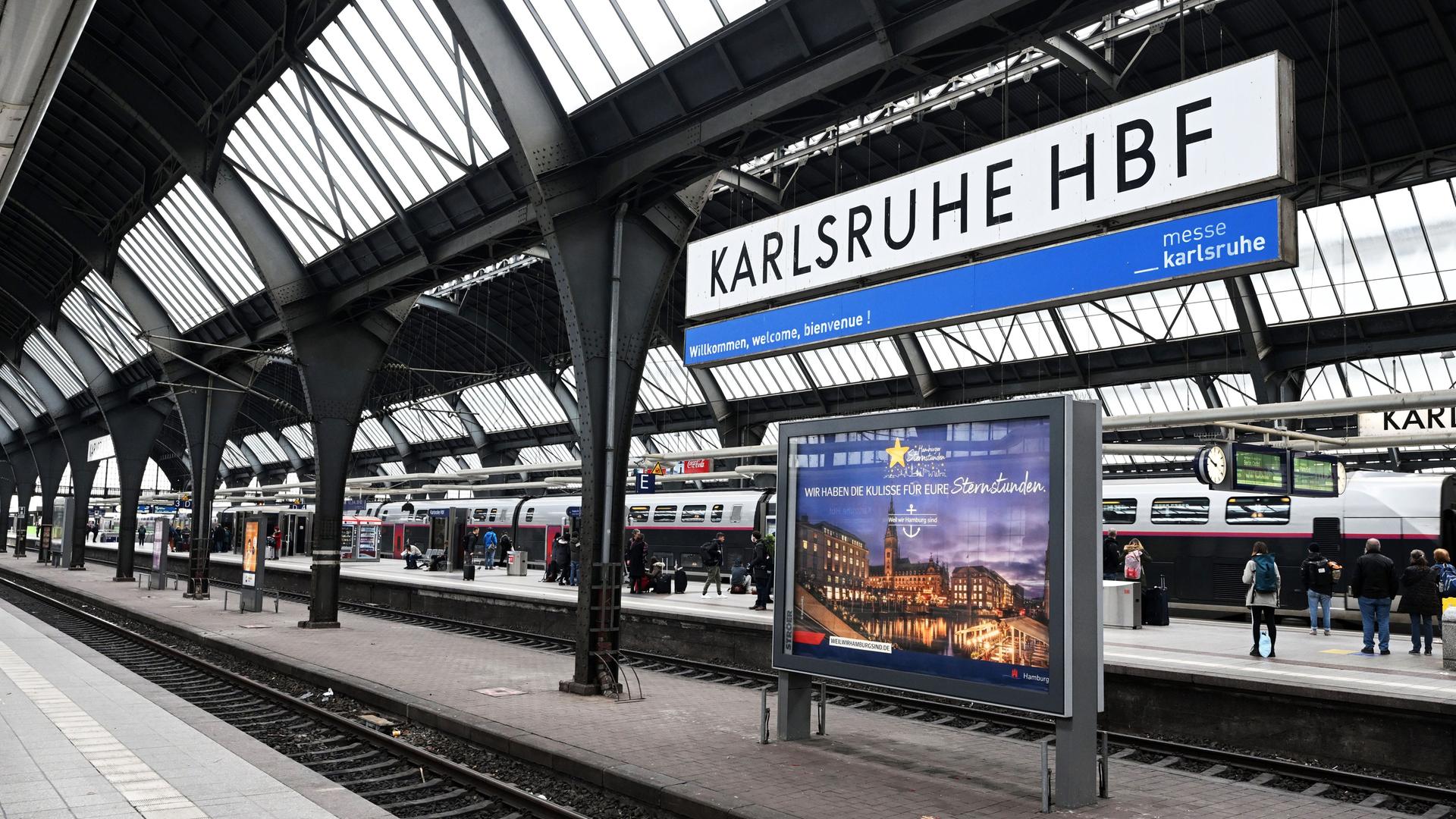 Bombenfund - Bahnstrecke Karlsruhe-Basel gesperrt