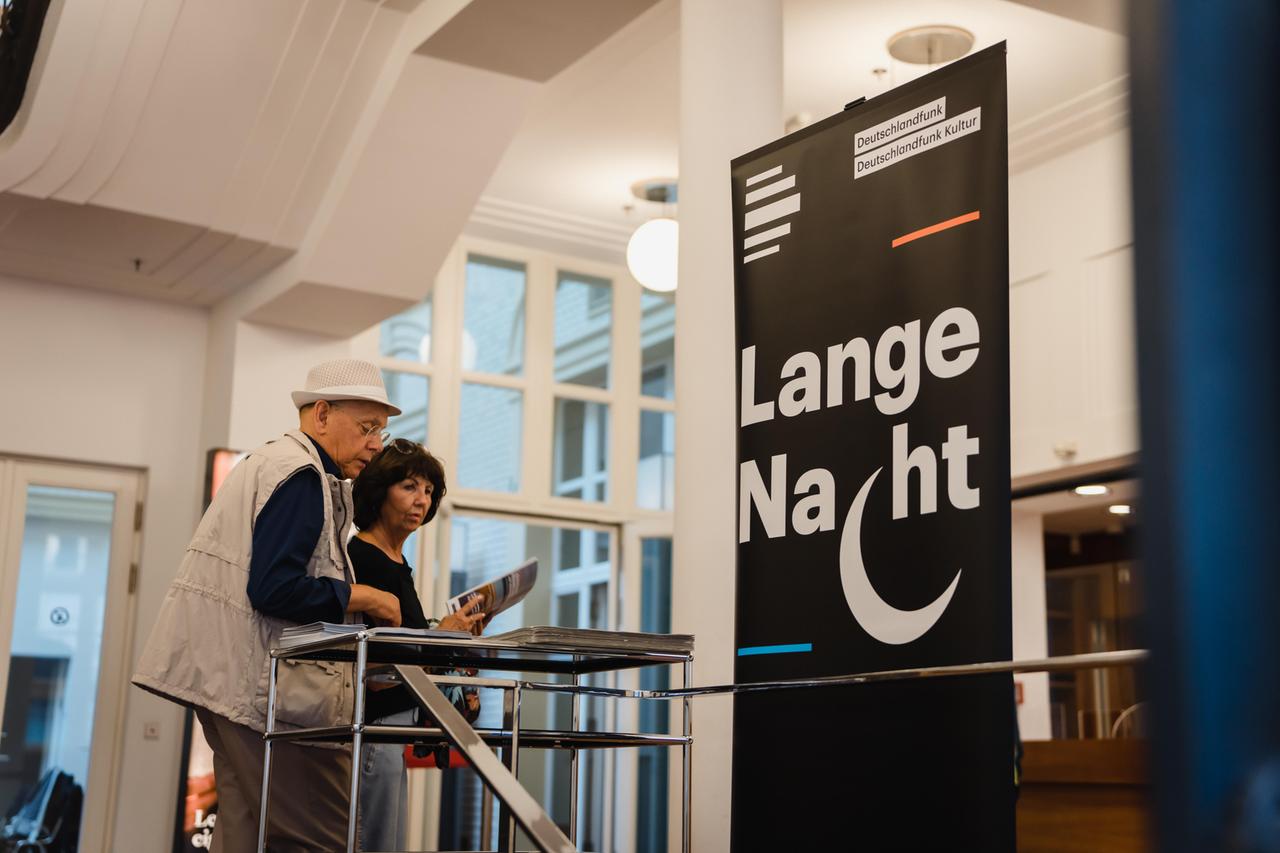Das Gespräch über Richard Wagner fand im FAZ Atrium in Berlin statt. Das Gespräch über Richard Wagner fand im FAZ Atrium in Berlin statt.