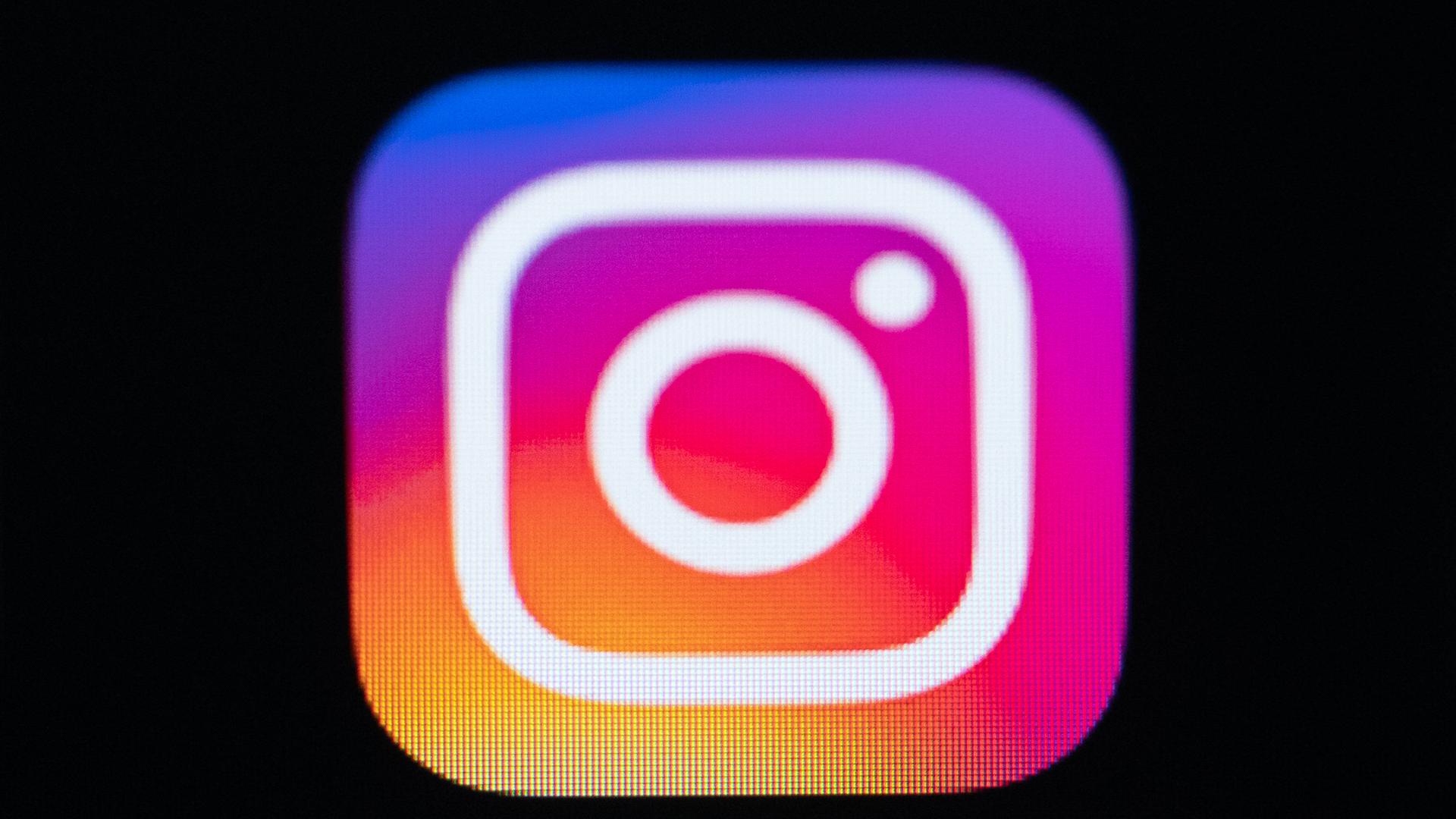 Das Logo von der Online-Platt-Form Instagram. Das Logo von der Online-Platt-Form Instagram.