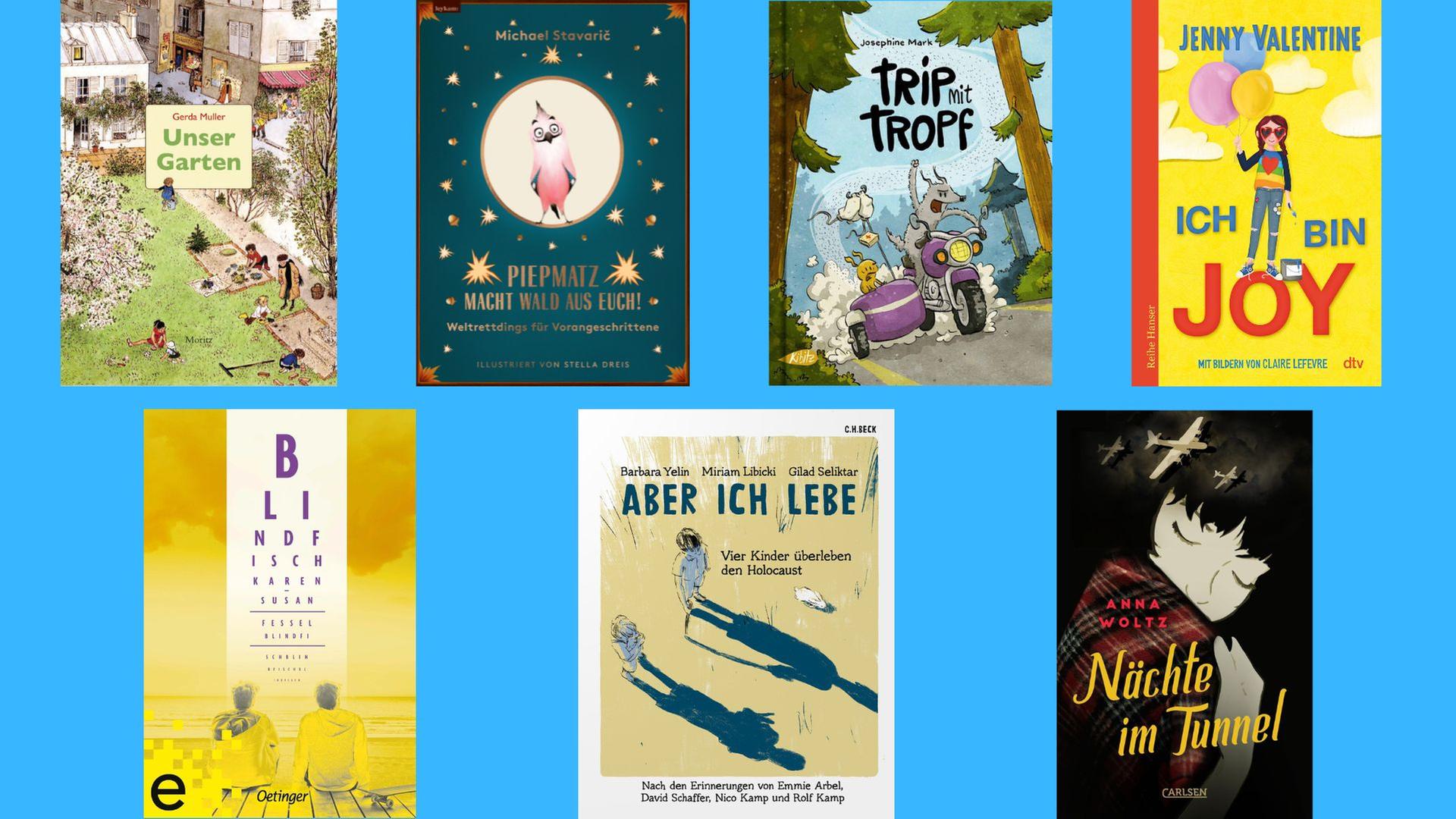 Die 7 besten Kinder- und Jugendbücher im September 2022
Zu sehen sind die sieben Kinder- und Jugendbuchcover Die 7 besten Kinder- und Jugendbücher im September 2022
Zu sehen sind die sieben Kinder- und Jugendbuchcover