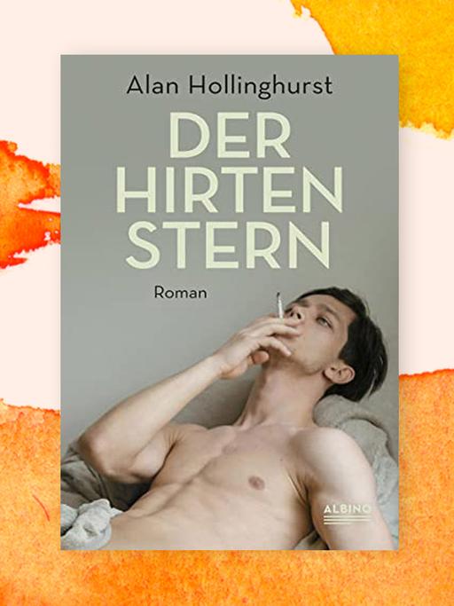 Cover des Buches "Der Hirtenstern". Zu sehen ist auf dem Schwarz-Weiß-Foto der muskulöse Oberkörper eines jungen Mannes, der versonnen eine Zigarette raucht. 
