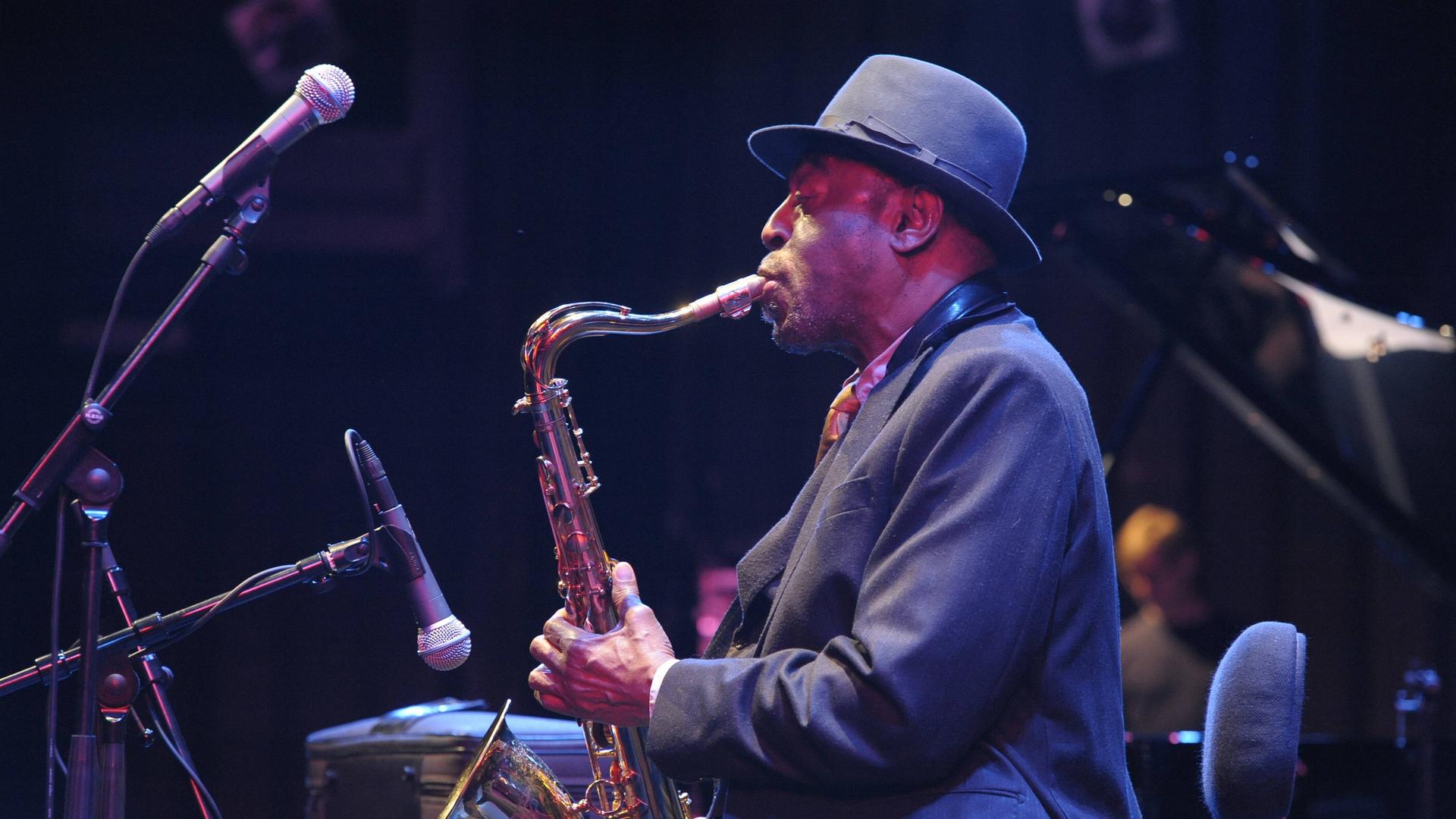 Archie Shepp bei einem Konzert am 31. Oktober um 20.00 Uhr im Haus der Berliner Festspiee Archie Shepp bei einem Konzert am 31. Oktober um 20.00 Uhr im Haus der Berliner Festspiee