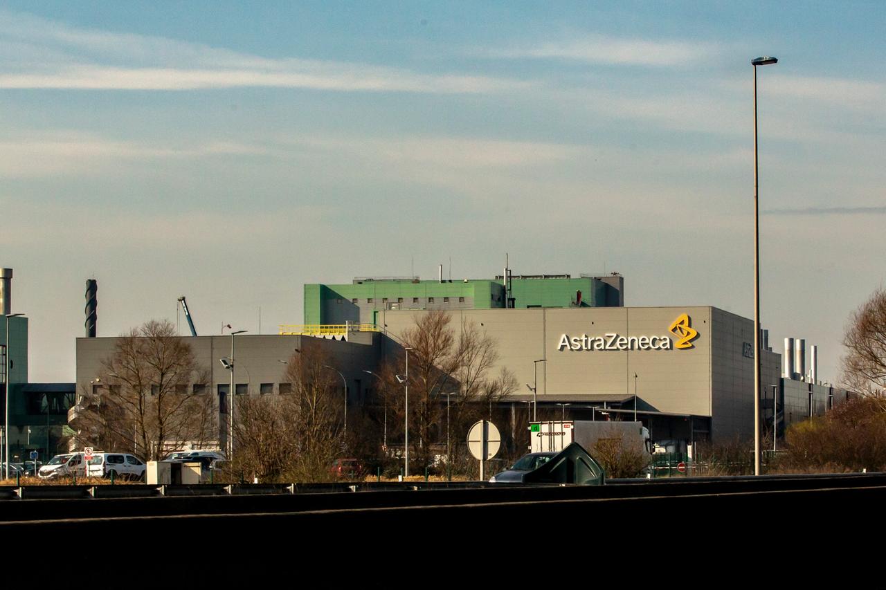 Der Standort von AstraZeneca in der Nähe von Dünkirchen in Frankreich. Der Standort von AstraZeneca in der Nähe von Dünkirchen in Frankreich.