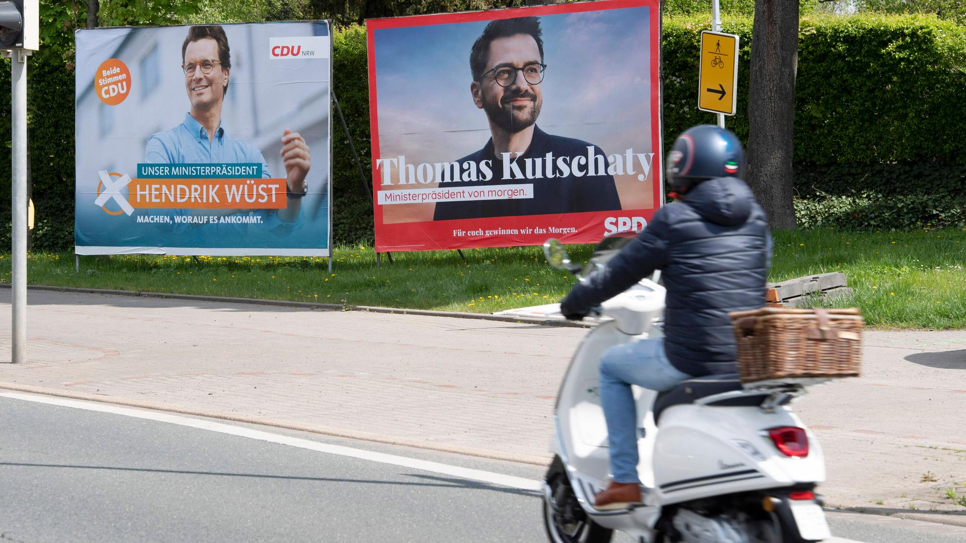 Achivfoto: Wahlplakate in Nordrhein-Westfalen zur Landtagswahl am 15.05.2022 Achivfoto: Wahlplakate in Nordrhein-Westfalen zur Landtagswahl am 15.05.2022