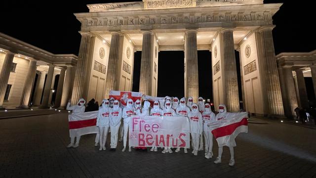 Der Freie Chor aus Belarus in Berlin im November 2021
