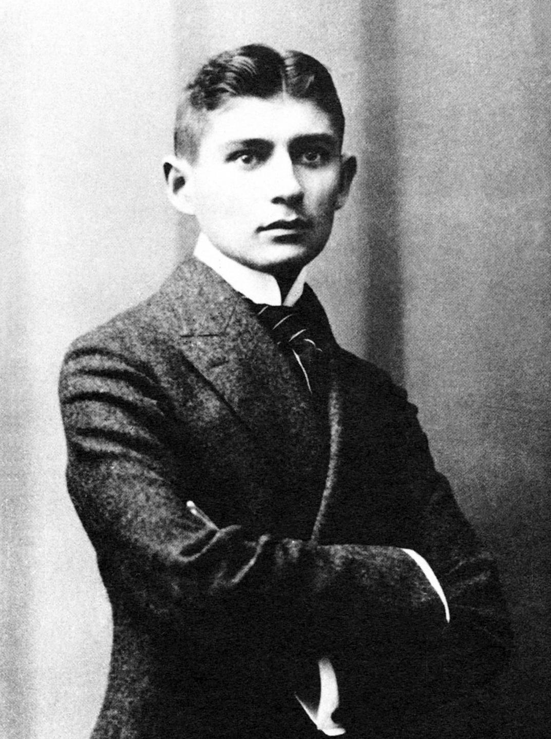 Der Schriftsteller Franz Kafka im Porträt. Der Schriftsteller Franz Kafka im Porträt.