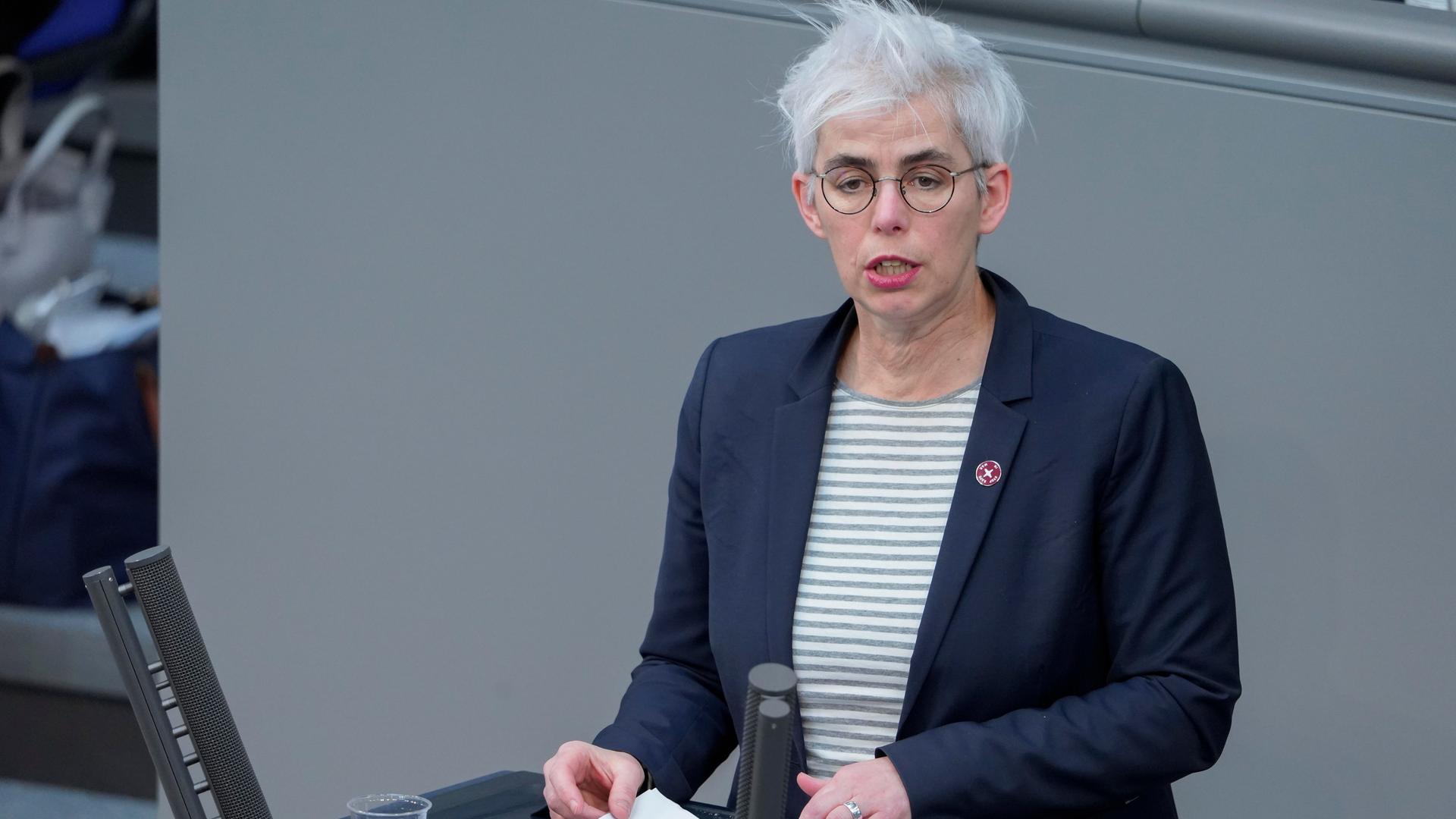 Ulle Schauws, frauenpolitische Sprecherin der Grünen im Bundestag Ulle Schauws, frauenpolitische Sprecherin der Grünen im Bundestag