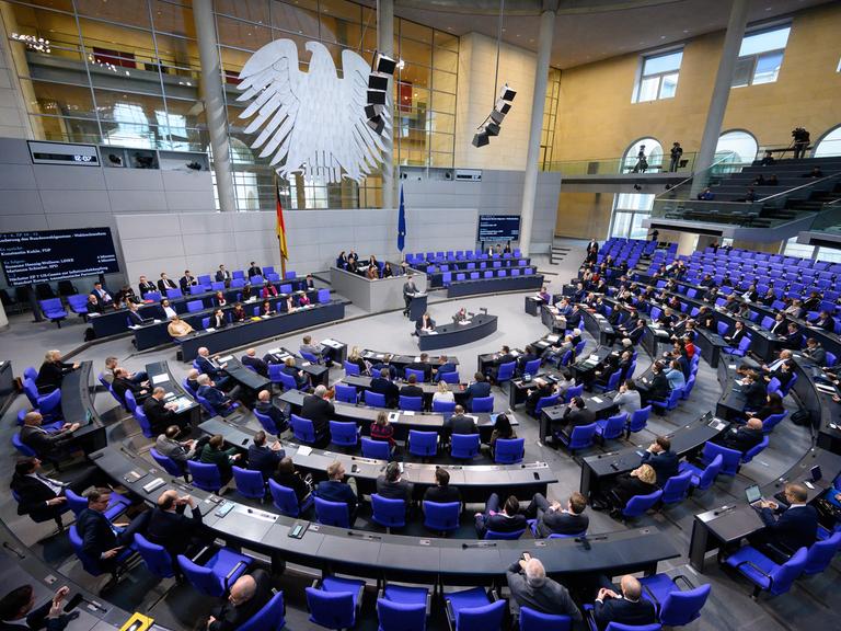 Plenarsitzung im Deutschen Bundestag