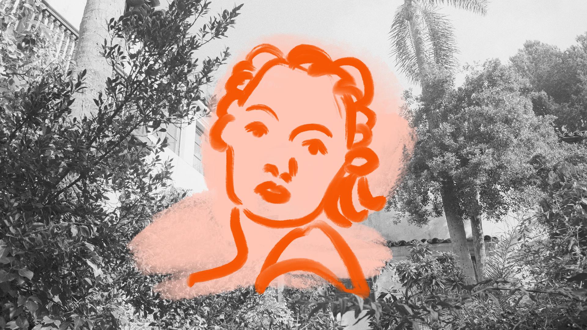 Bild mit Grafik Marlene Dietrich zu Exit. Exil Folge 2 Bild mit Grafik Marlene Dietrich zu Exit. Exil Folge 2