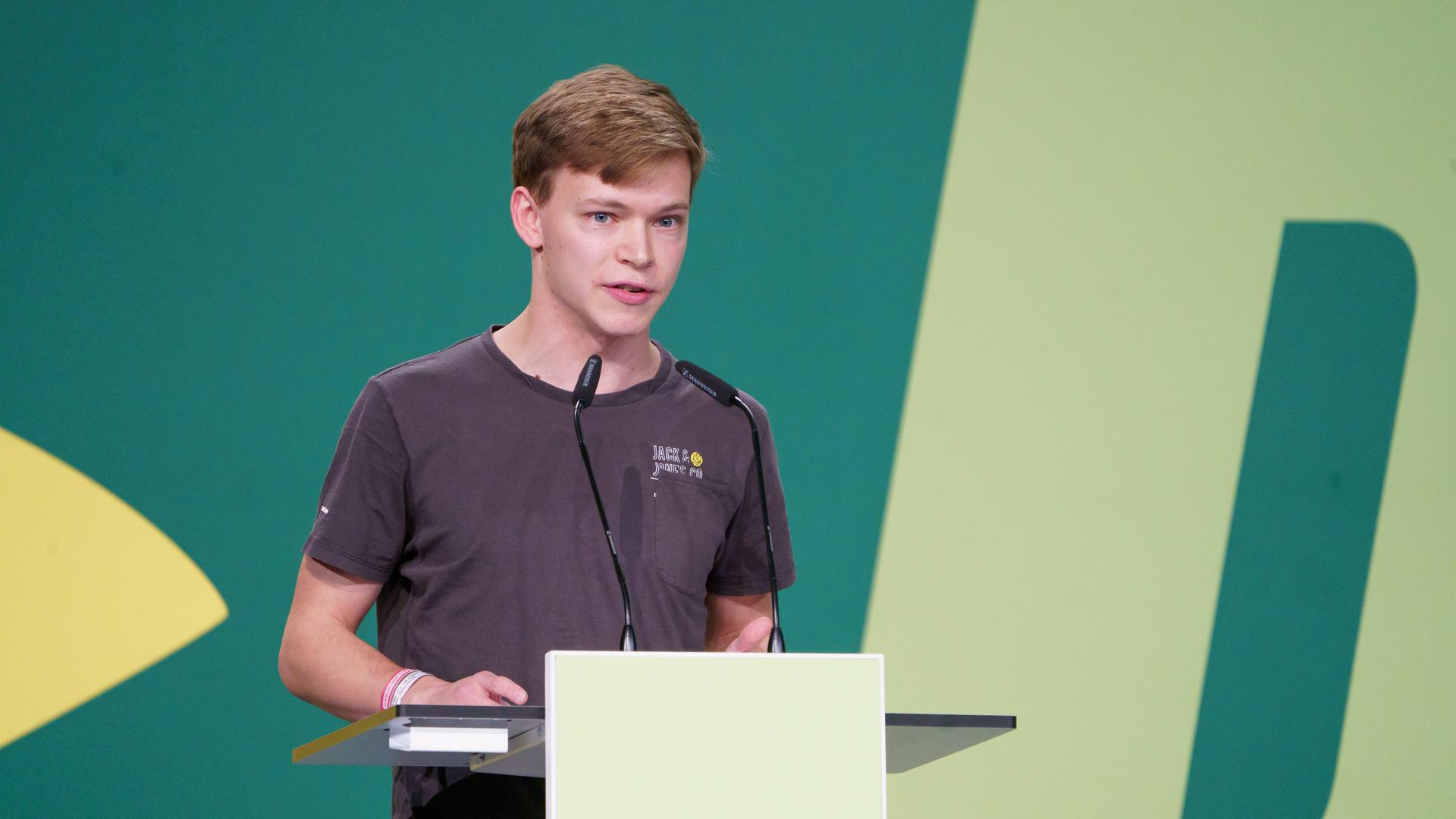 Timon Dzienus, Bundessprecher der Grünen Jugend Timon Dzienus, Bundessprecher der Grünen Jugend