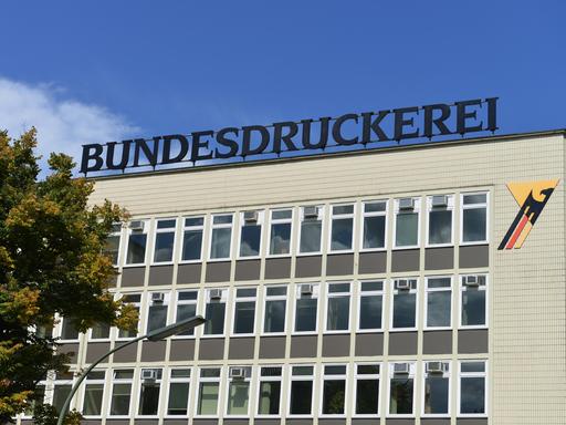 Außenaufnahme der Bundesdruckerei in Berlin Kreuzberg.