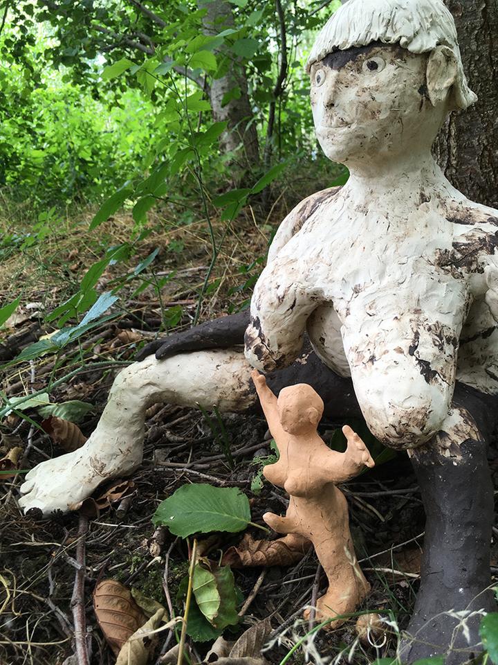 Eine Skulptur der Autorin Eine Skulptur der Autorin