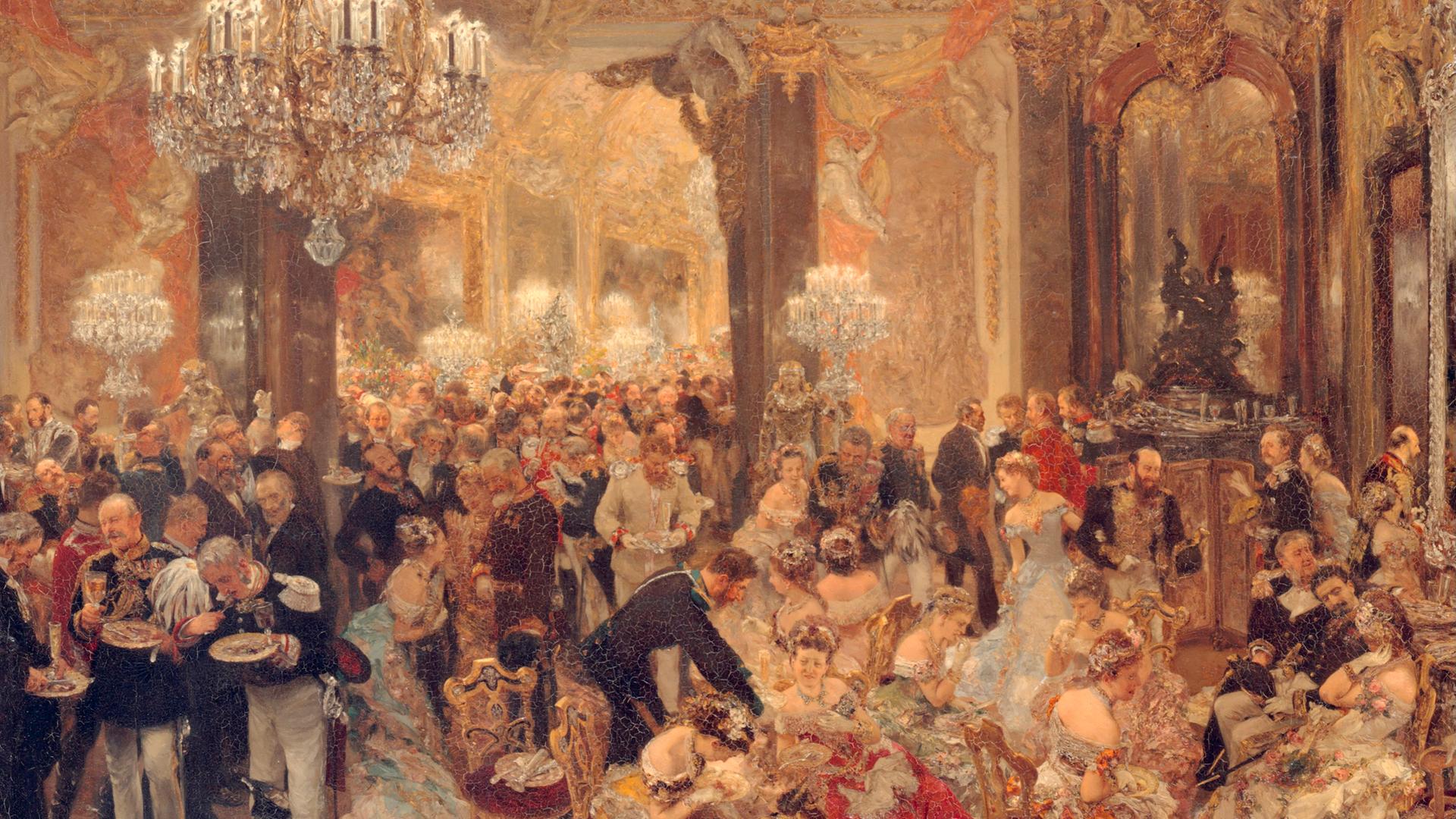 Das Ballsouper von Adolph Menzel Das Ballsouper von Adolph Menzel