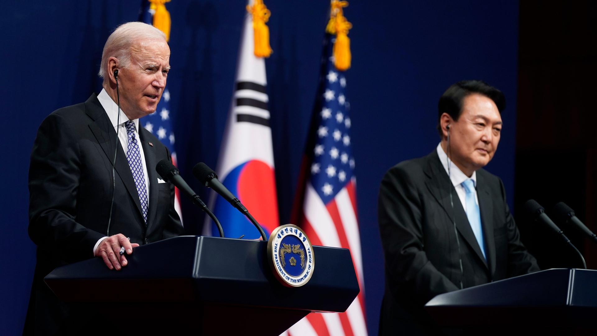 Südostasien - US-Präsident Biden auf Staatsbesuch in Südkorea - Hilfpaket für Ukraine unterzeichnet