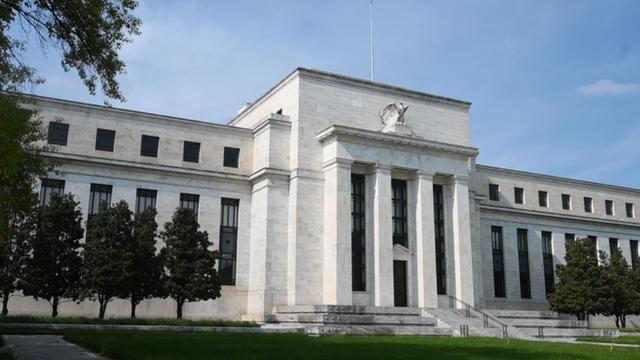 Das Bild zeigt das Gebäude der US-Notenbank Das Bild zeigt das Gebäude der US-Notenbank