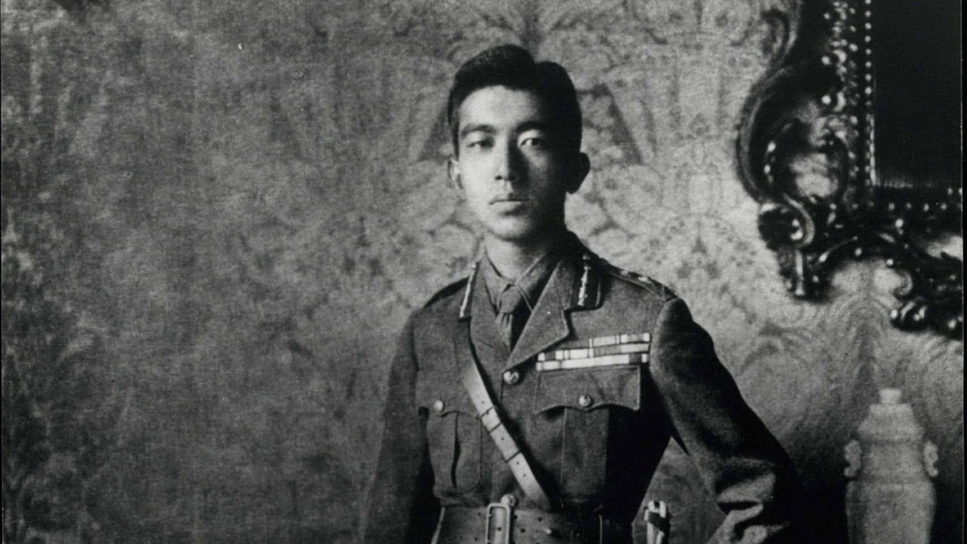 Der damalige Kronprinz und spätere Kaiser von Japan Hirohito auf einem Besuch in Großbritannien in Mai 1921
Der damalige Kronprinz und spätere Kaiser von Japan Hirohito auf einem Besuch in Großbritannien in Mai 1921