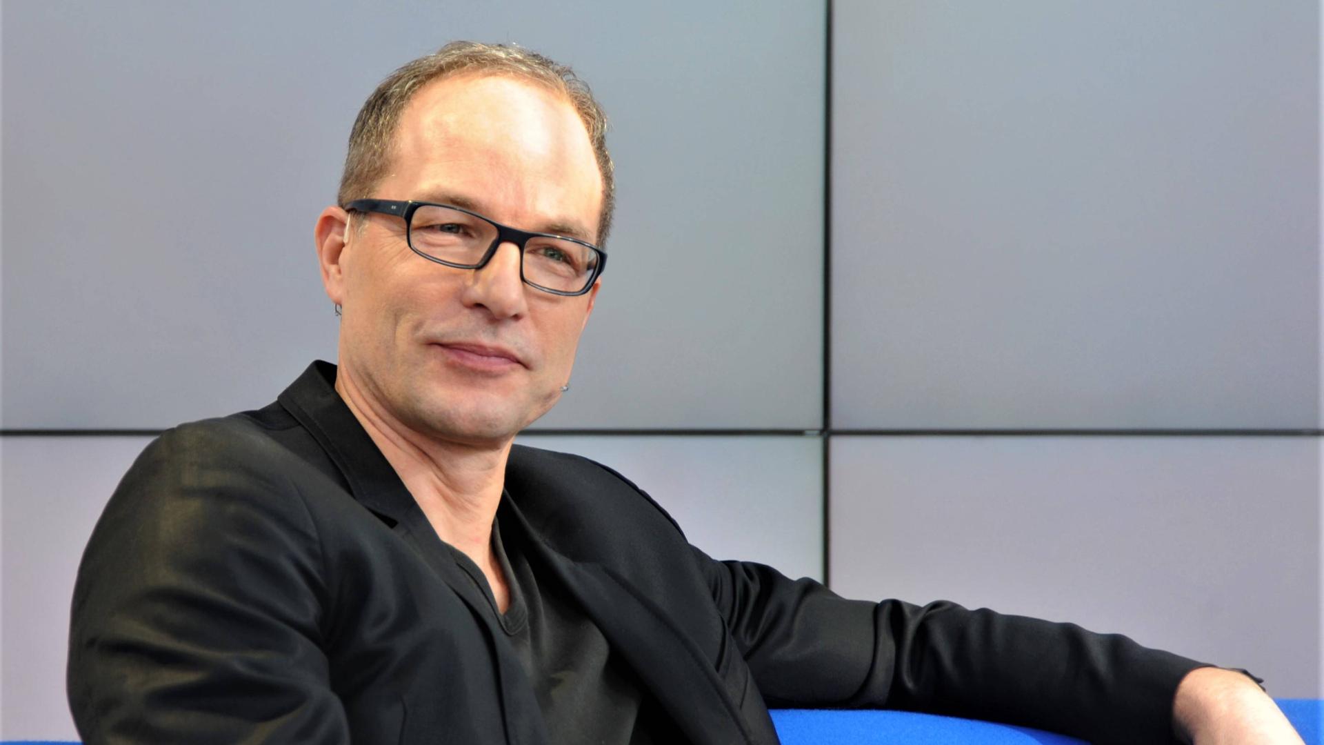 Portrait von Maxim Leo, Leipziger Buchmesse 2019. Portrait von Maxim Leo, Leipziger Buchmesse 2019.