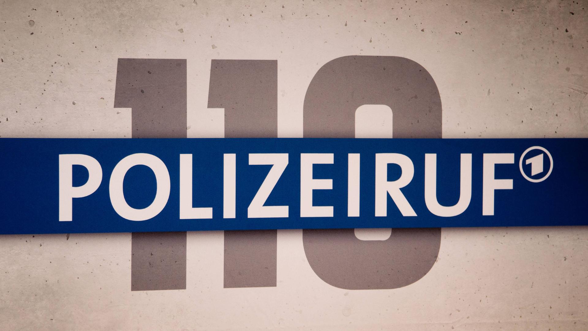 Schriftzug Polizeiruf 110 - Preview des ersten Magdeburger Polizeiruf 110.