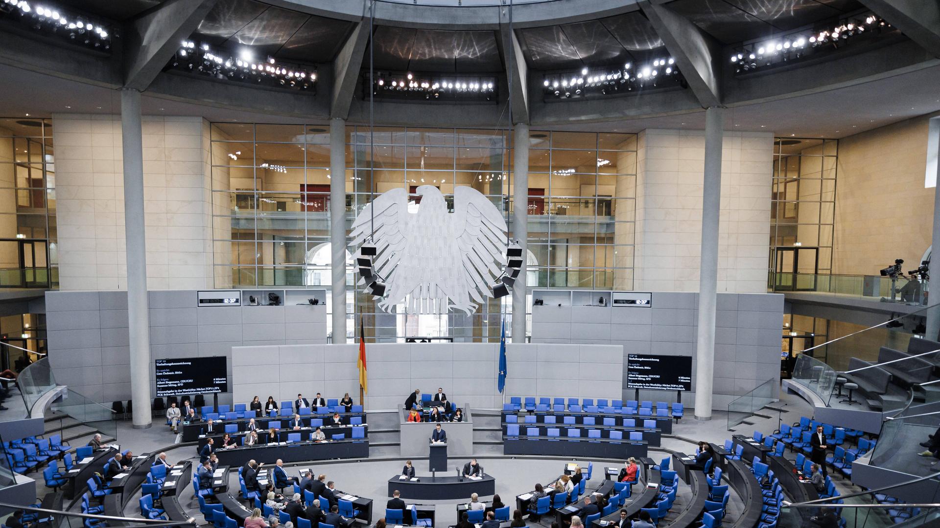 Der Deutsche Bundestag von innen. Der Deutsche Bundestag von innen.