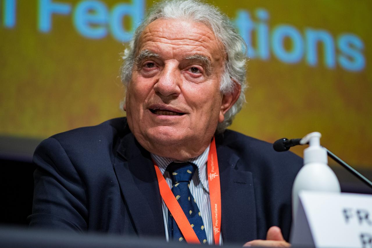 Der ehemalige italienische Sportfunktionär Francesco Ricci Bitti Der ehemalige italienische Sportfunktionär Francesco Ricci Bitti